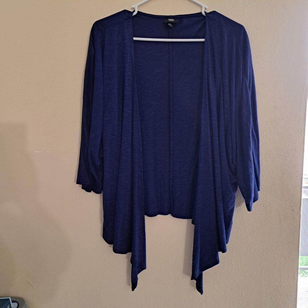 Womens Blue Size M/L Cardigan  By Wassio
